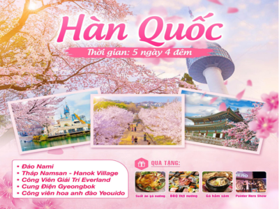 SEOUL - NAMI - EVERLAND 5N4Đ