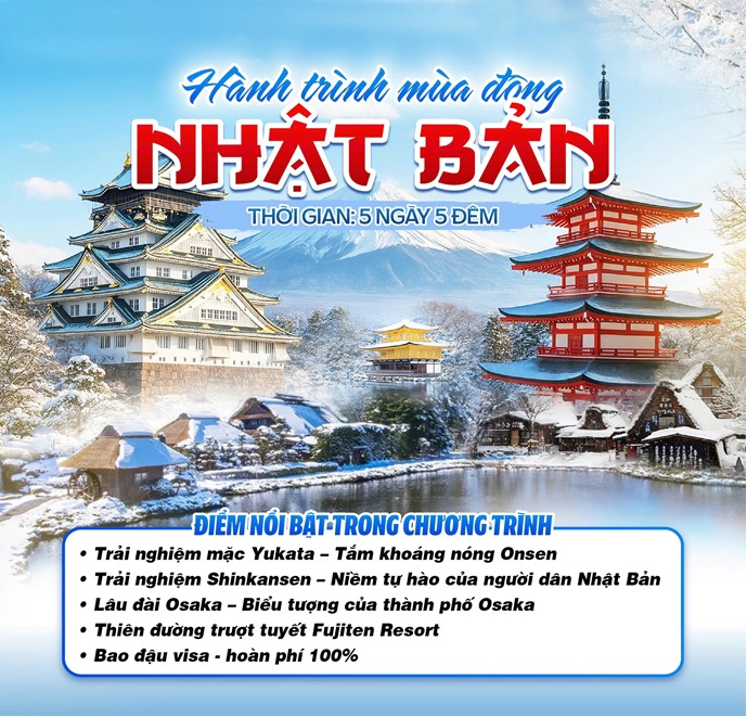 OSAKA – KYOTO – FUJI – TOKYO 5N5Đ OSAKA – KYOTO – FUJI – TOKYO 5N5Đ